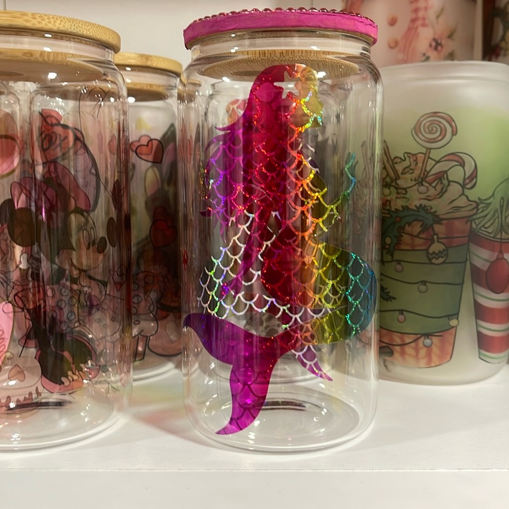 Mermaid Glass Tumbler